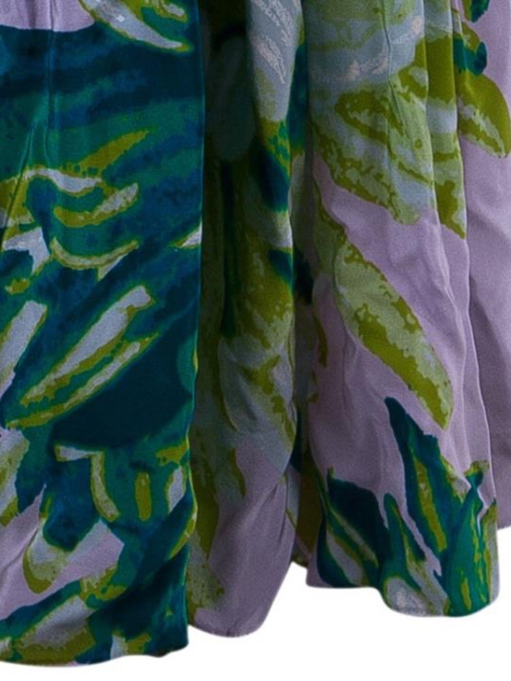 Just Cavalli Tropical Print Silk Maxi Skirt - Picture 6 of 10